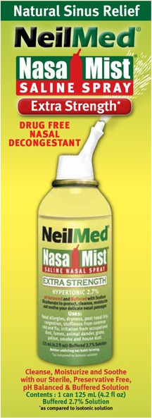 NEILMED - NASA MIST Saline Spray (υπέρτονο) - 125ml